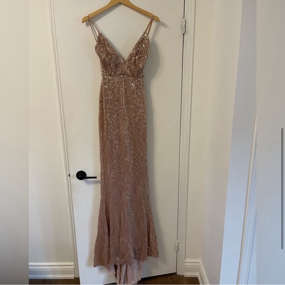 Long Sequin Gown - Picture 3 of 6